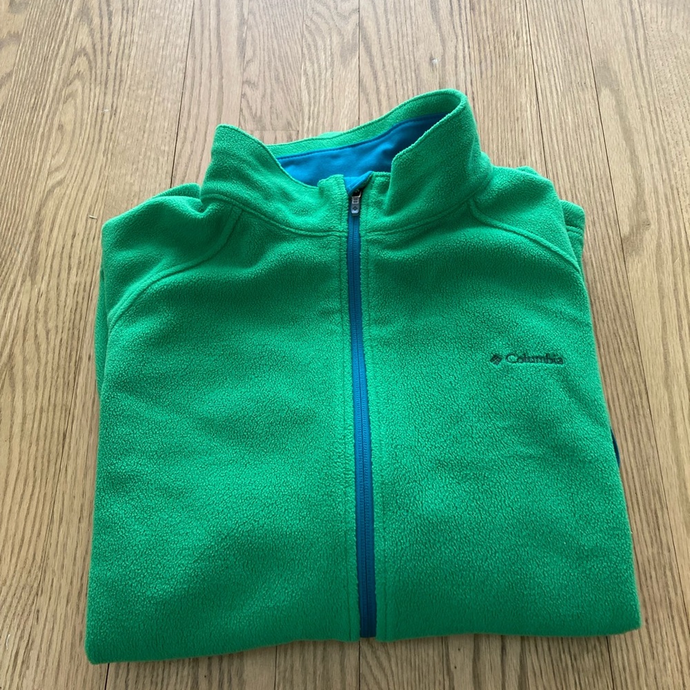 Men’s Green Columbia Fleece XL